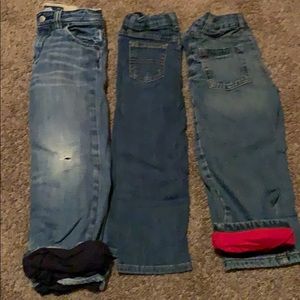 Lot of 3 Boys Jeans